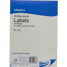 Initiative Premium Multipurpose Labels 2Up 199.6 X 143.5mm